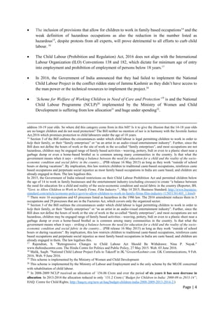 Child Rights in India, Stakeholder’s Report on Universal Periodic ...