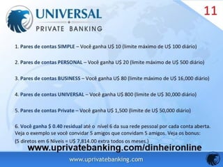 Universal private banking MMN - Apresentação