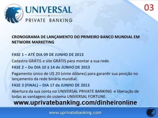 Universal private banking MMN - Apresentação