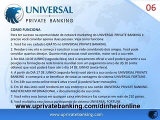 Universal private banking MMN - Apresentação