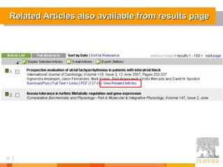 Related Articles also available from results page 