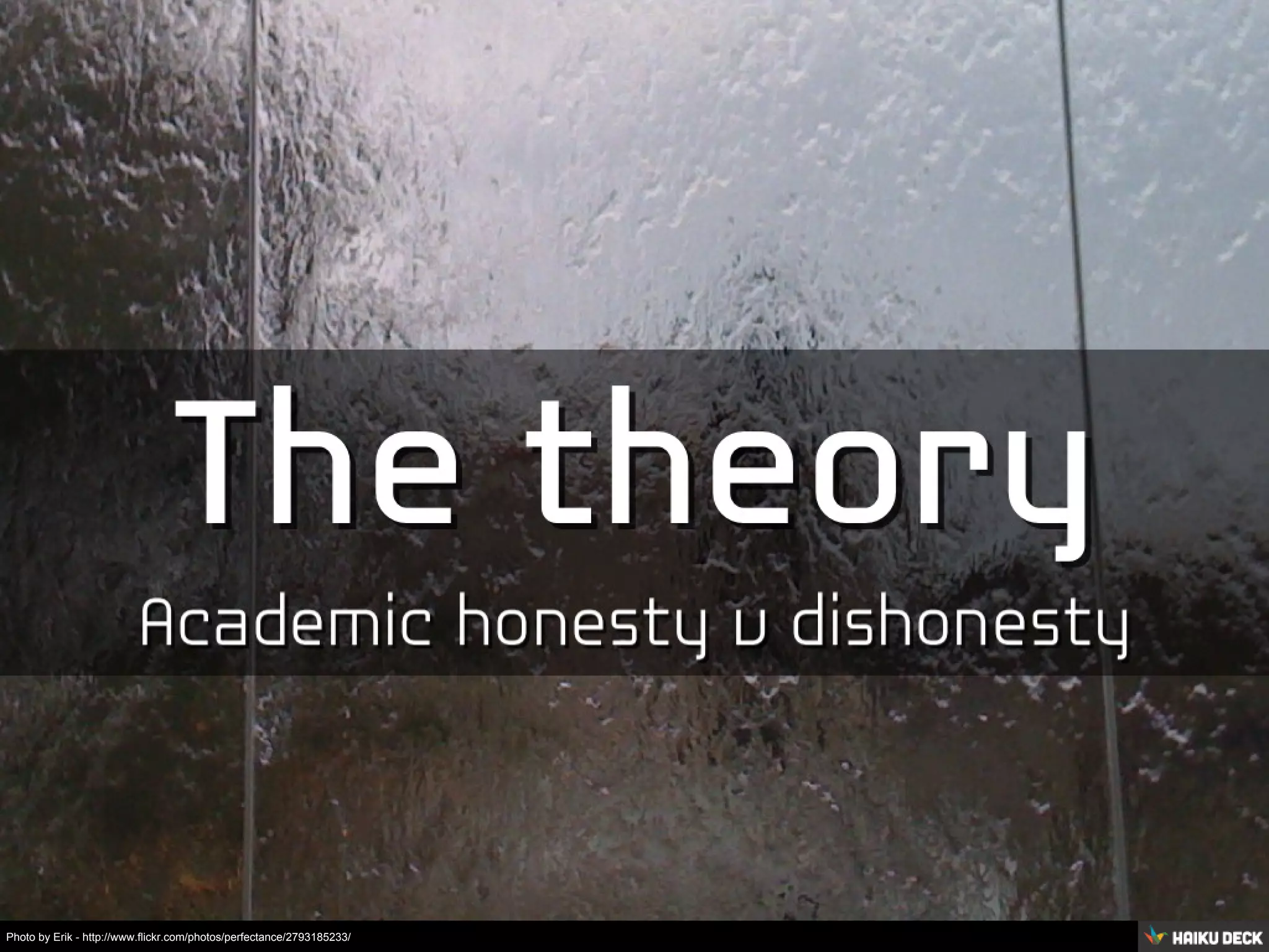 Photo by Erik - http://www.flickr.com/photos/perfectance/2793185233/