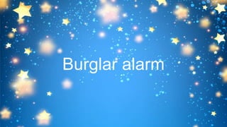 Ups and burglar alarm