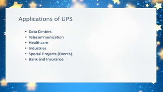 Ups and burglar alarm