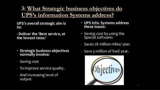 ups case study management information system