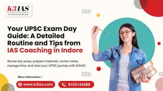 UPSC Exam Tips & Routine from IAS Coaching in Indore.pdf
