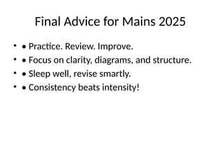 UPSC Mains day wise 2025 Strategy Planner.pptx