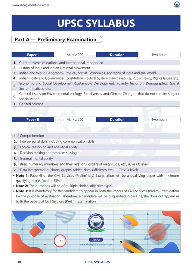upsc syllabus hindi with Khan Global Studies | PDF | Political Issues ...