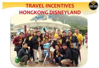 TRAVEL INCENTIVES
HONGKONG DISNEYLAND
 