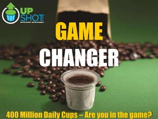 August15,2013
1
400 Million Daily Cups – Are you in the game?
GAME
CHANGER
 