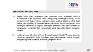 Centre for Academic Development and Leadership Excellence (CADe-Lead), UPM
 