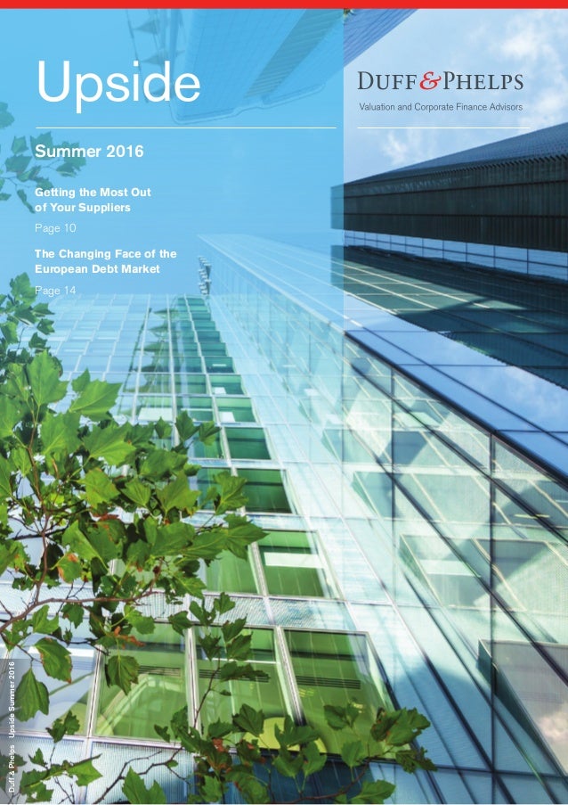 Duff & Phelps Upside Summer 2016