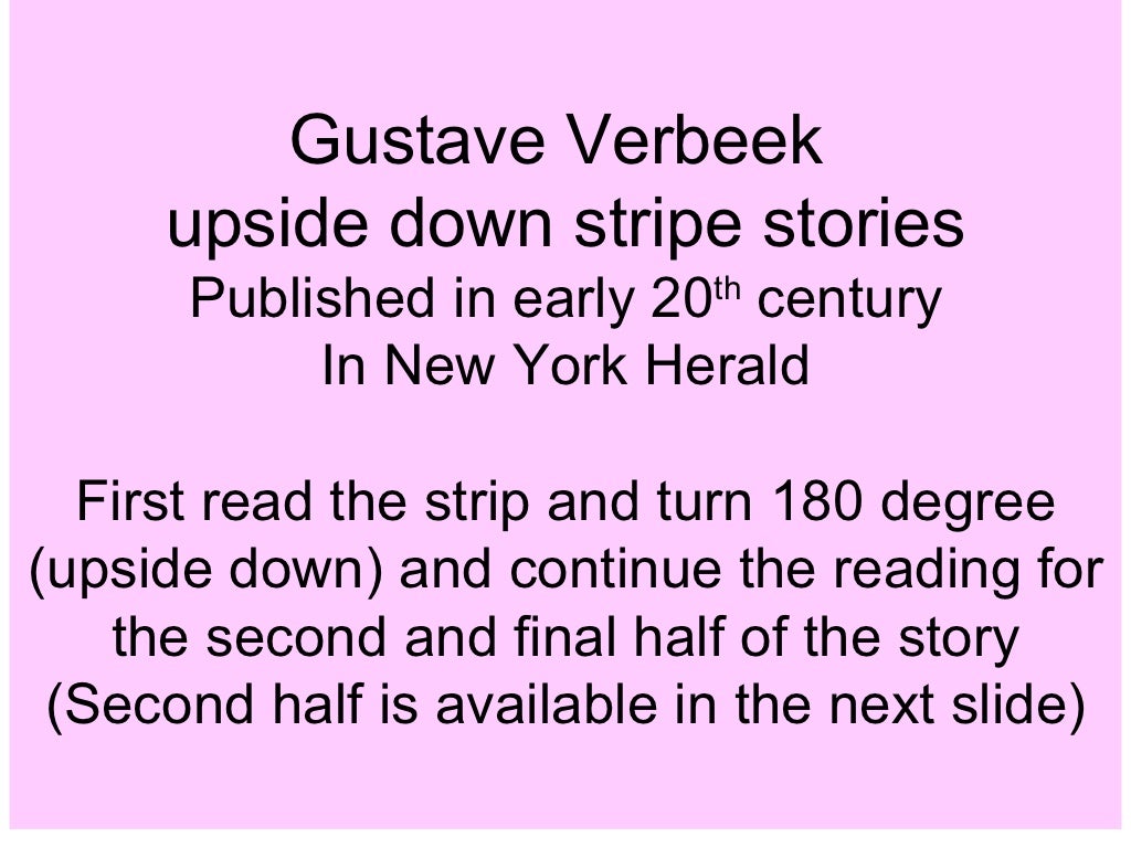 The Upside-Down World of Gustave Verbeek by Gustave Verbeek