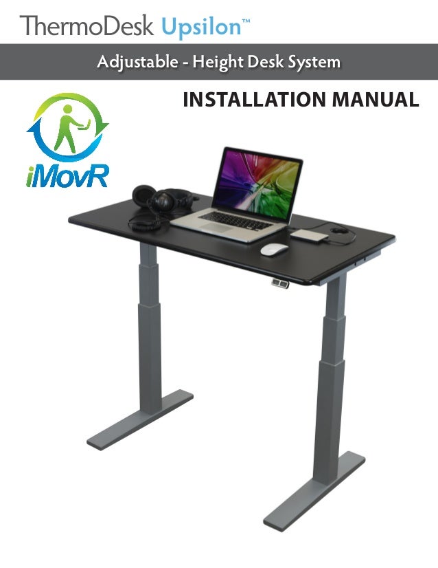 upsilon adjustableheight desk system installation manual 1 638