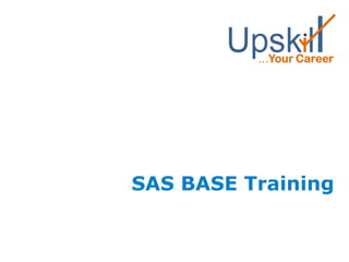 SAS BASE Training
 