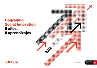 Con el apoyo de:
Upgrading
Social Innovation
8 años,
8 aprendizajes
2018
 