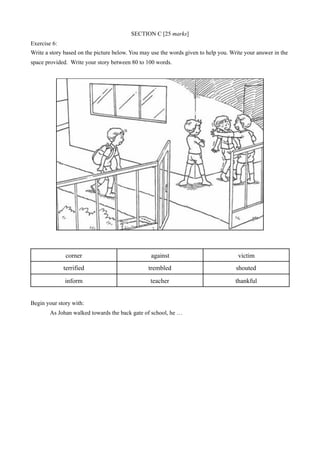 UPSR - English Paper 2 - Section C | PDF