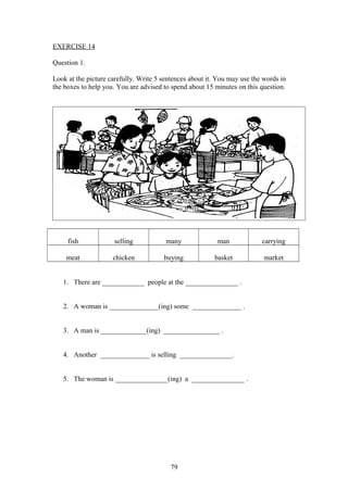 upsr english paper 2 section 1 worksheets for weaker pupils