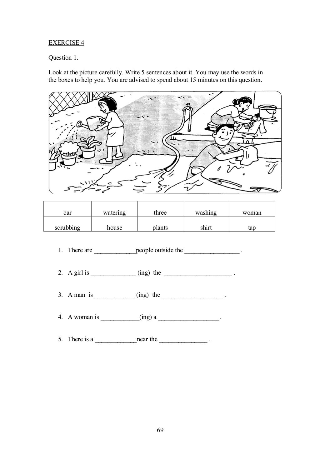 upsr english paper 2 section 1 worksheets for weaker pupils