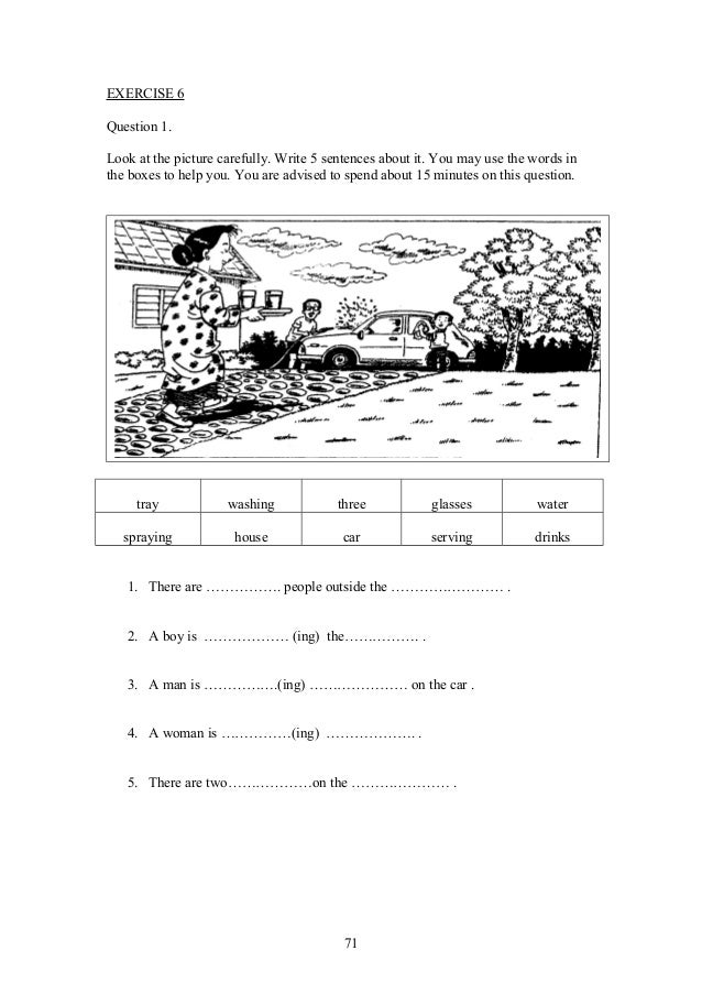 Upsr english paper 2 - section 1 - worksheets for weaker ...