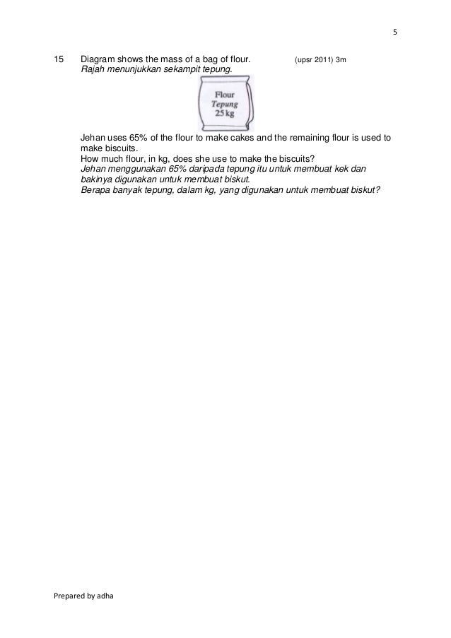 upsr past year question