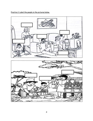 Practice 1: Label the people in the pictures below.




                                              4
 