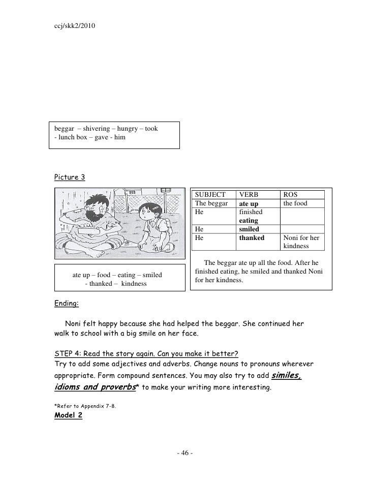 Upsr writing techniques and model answers