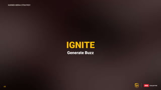 68
68
IGNITE
Generate Buzz
EARNED MEDIA STRATEGY
 