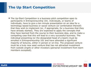 The Up Start Competition ,[object Object]