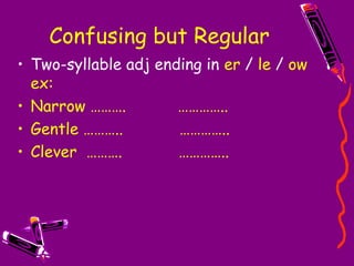 Upstream A2 Practice Comparatives Superlatives | PPT