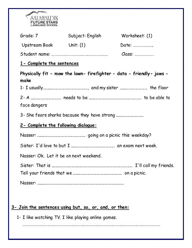 English Worksheets Grade 7 7th Grade Grammar Worksheets Homeschooldressage This Images