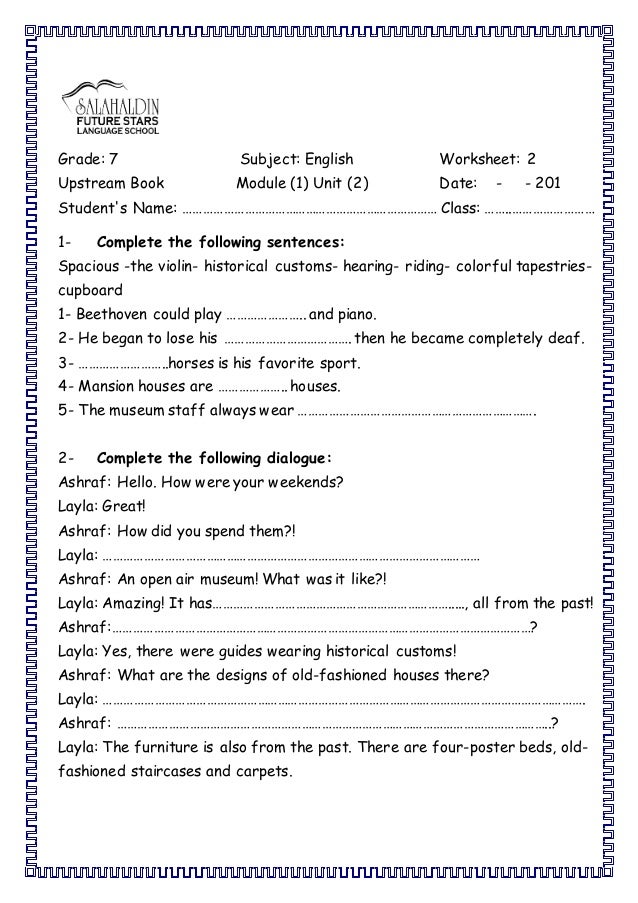 quantitative data worksheet unit 2 worksheet A2 Upstream