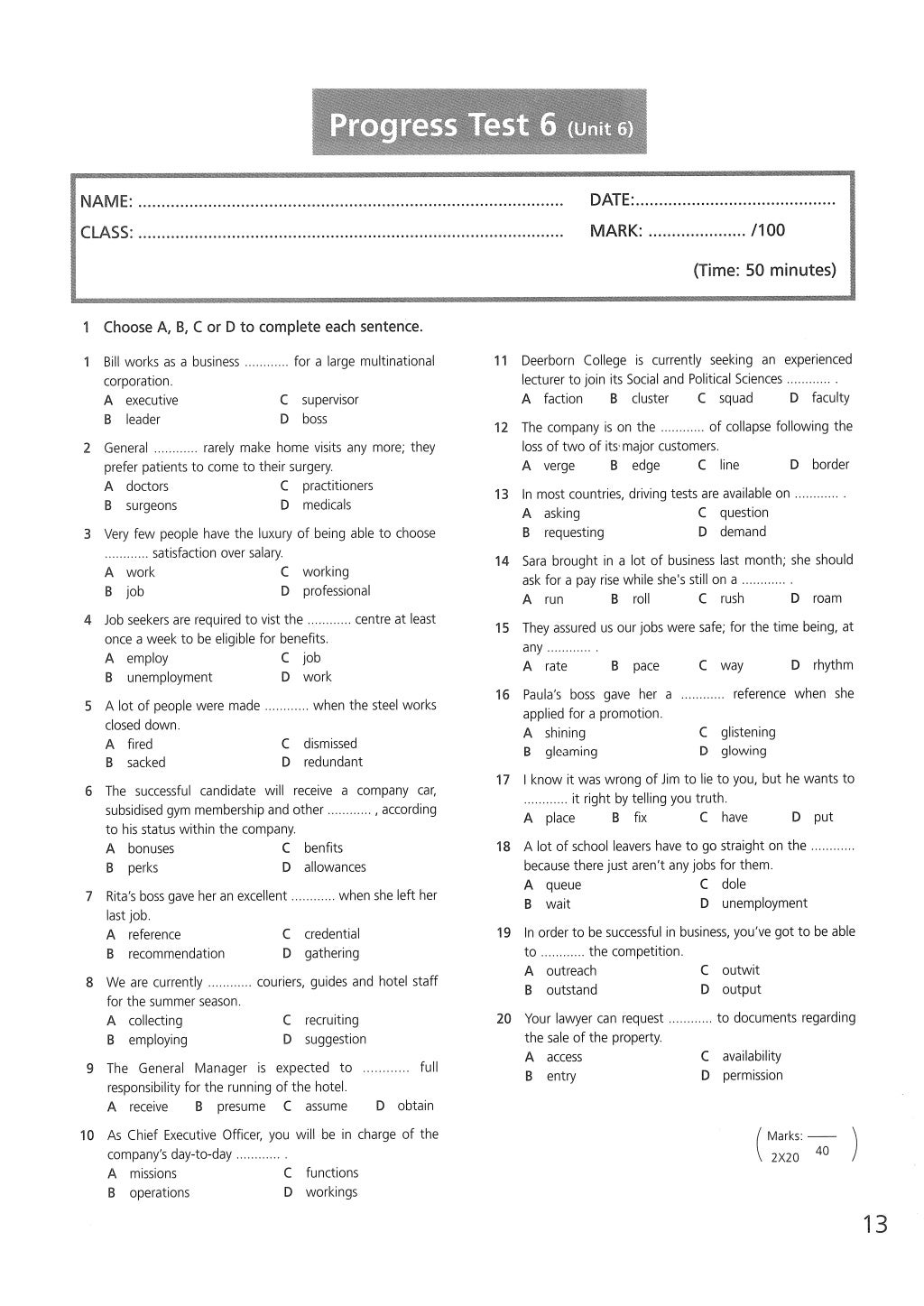 C1日本語学習内容