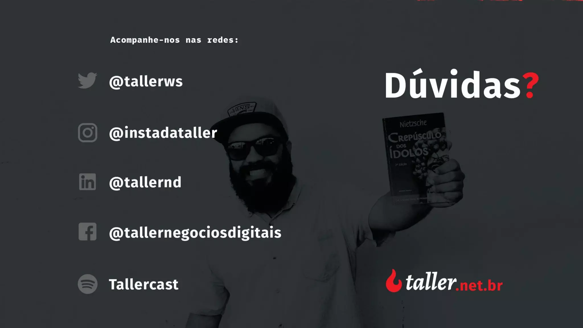 Dúvidas?
rafael@taller.net.br
@rafaelcaceres
blog.taller.net.br
 