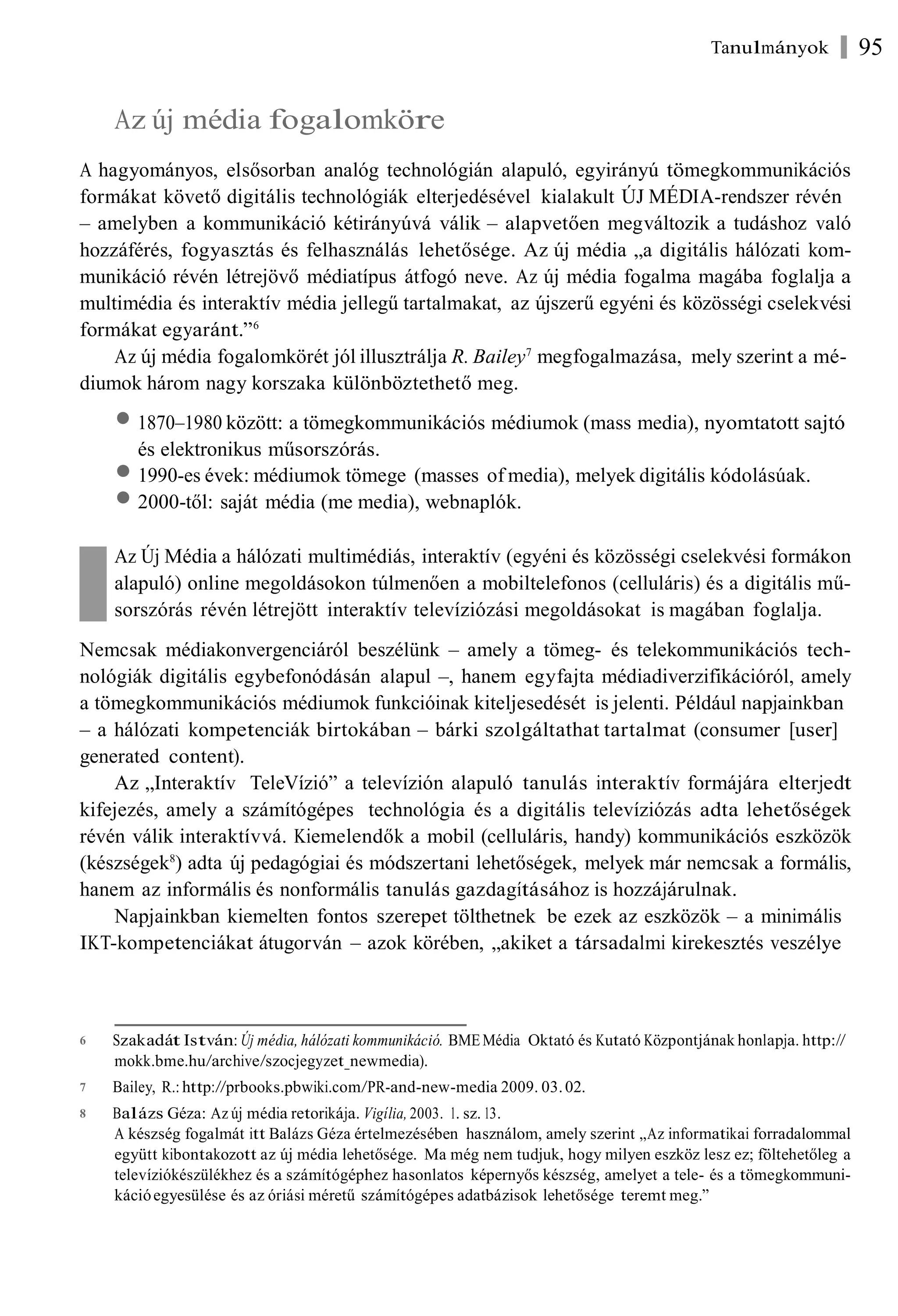 Forgó Sándor: Az  új média és az elektronikus tanulás