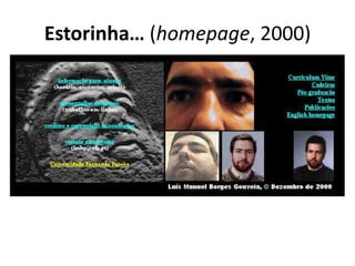 Estorinha… (homepage, 2000)