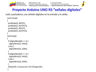 uptaiet robotica Arduino full para estudiantes | PDF
