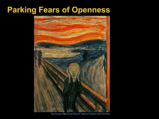Parking Fears of Openness
The Scream by Edvard Munch National Gallery Oslo Norway
 