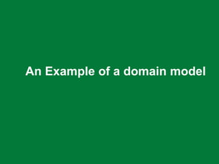 SOFTWARE INNOVATORS 8
An Example of a domain model
 
