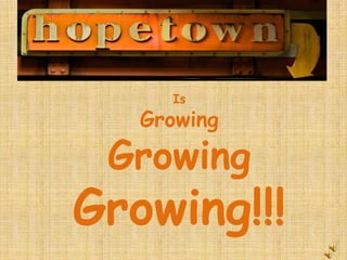 Is
   Growing
 Growing
Growing!!!
 