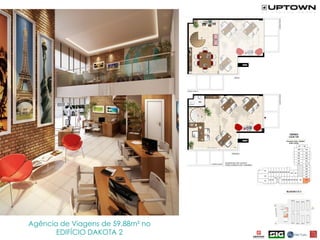 Agência de Viagens de 59,88m² no
EDIFÍCIO DAKOTA 2
 