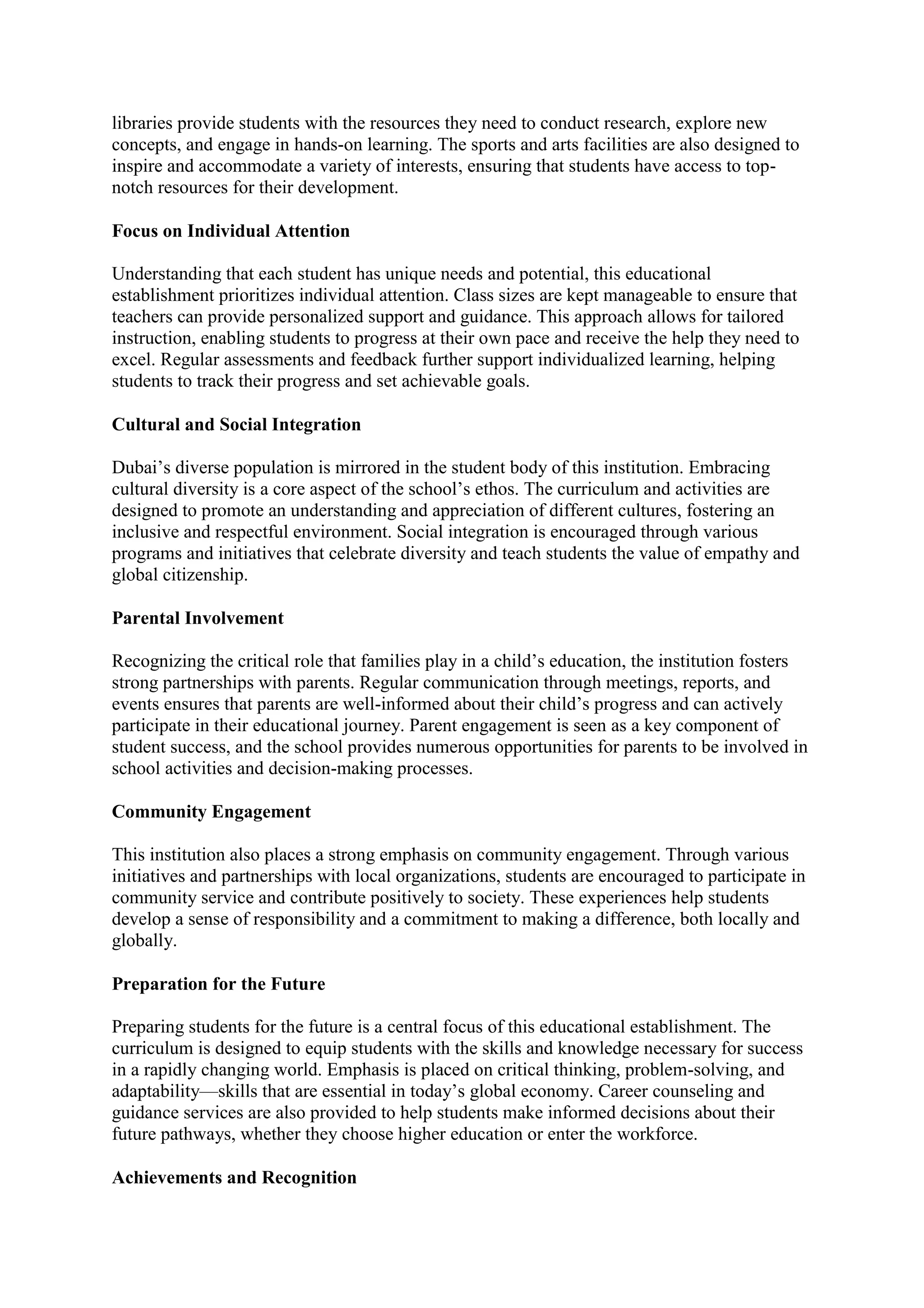 Exploring Educational Excellence: An Insight into a Leading Educational 