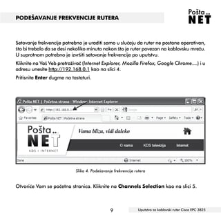 Uputstvo za-ruter-za-kablovski-internet-cissco-epc-3825-1 | PDF