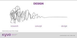 l e s s a k @ k y v o . c o m . b r
design
Damien Newman, Central Office of Design
research concept design
 