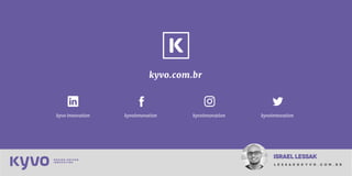 l e s s a k @ k y v o . c o m . b r
israellessak
kyvo.com.br
kyvo innovation kyvoinnovation kyvoinnovation kyvoinnovation
 