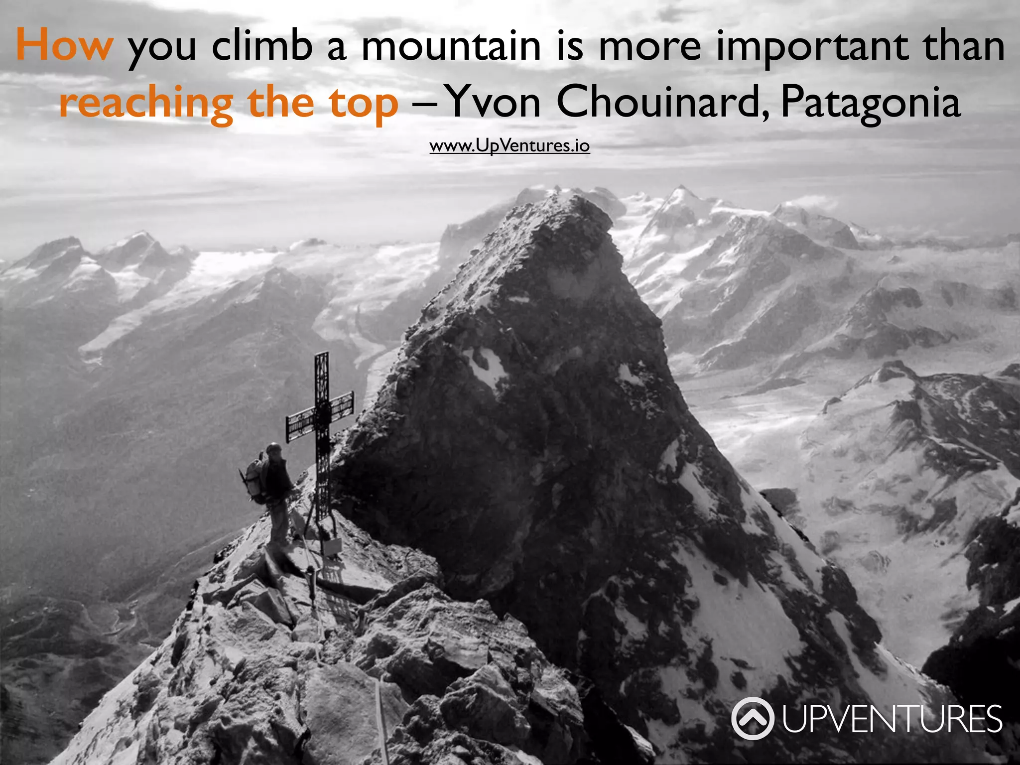 If you live for weekends or vacations,
your shit is broken
– GaryVaynerchuk UPVENTURES
www.UpVentures.io
 