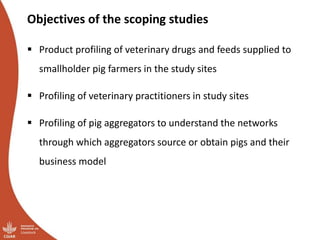 Results of the Uganda pig value chain input and service providers scoping studies