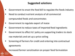 Results of the Uganda pig value chain input and service providers scoping studies