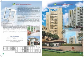 Upvc Window Brochure.pdf UPVC Windows And Doors | PDF