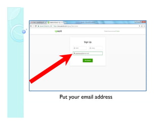 Put your email address
 